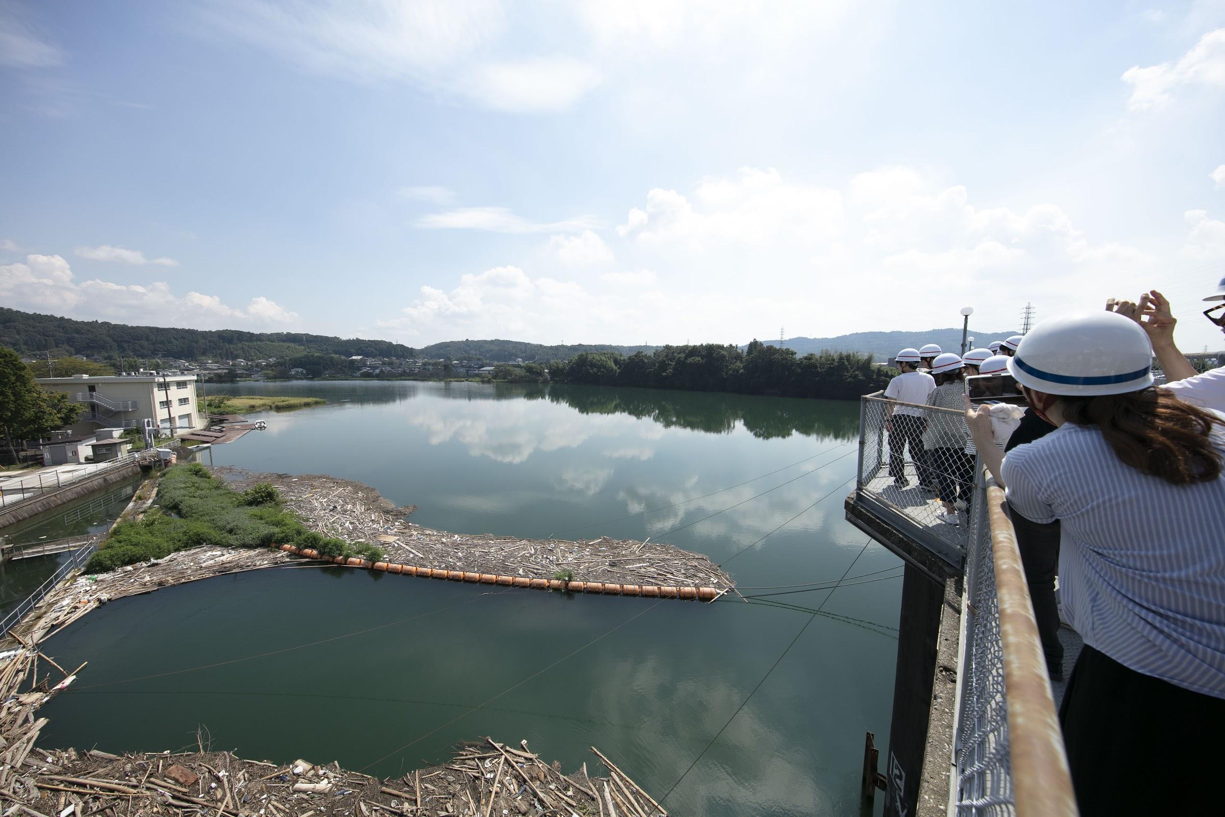 写真）川辺ダムの貯水池