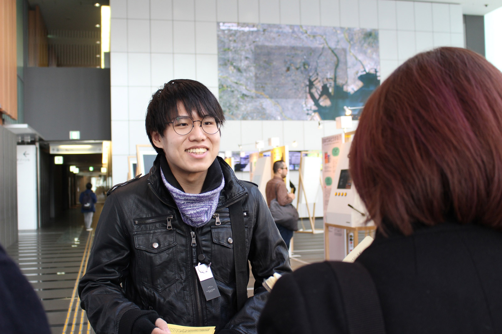 写真）河野慧さん(大学4年生)