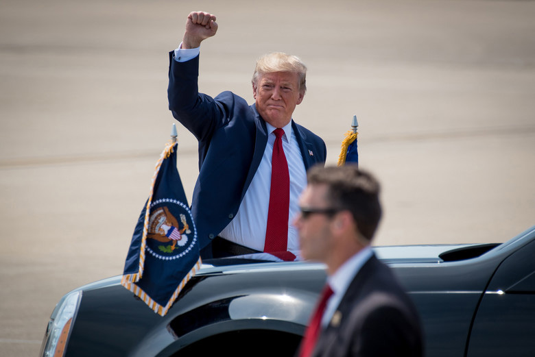 写真）トランプ大統領