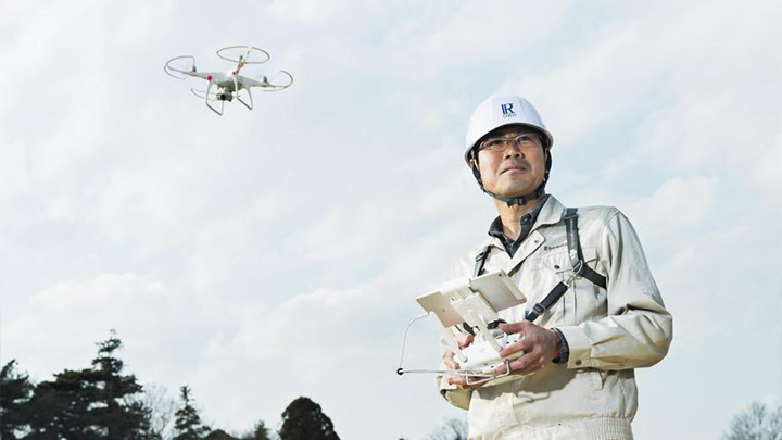 ドローンで森を測る　送電線保守最前線